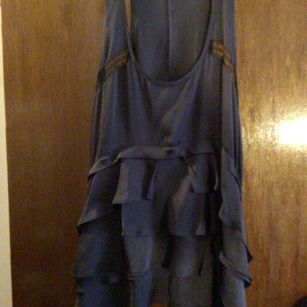 Tiered ruffle tank